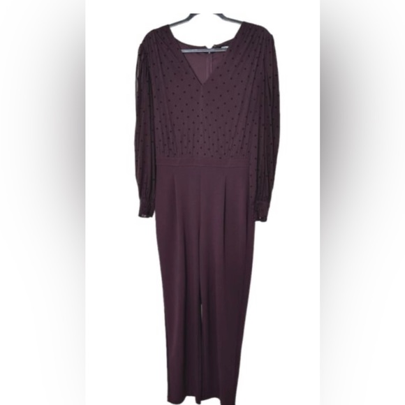 Express, Plum jumpsuit, Size XL, worn once - Picture 1 of 4